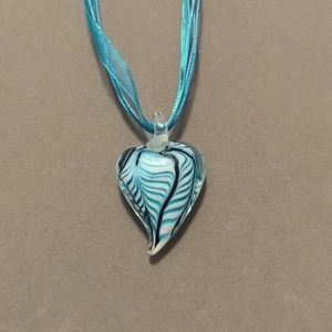 Glass Heart Necklace